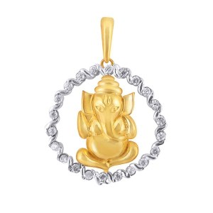 Ganesha Diamond Pendant 