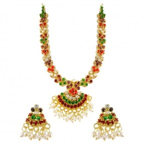 Colourful necklace set